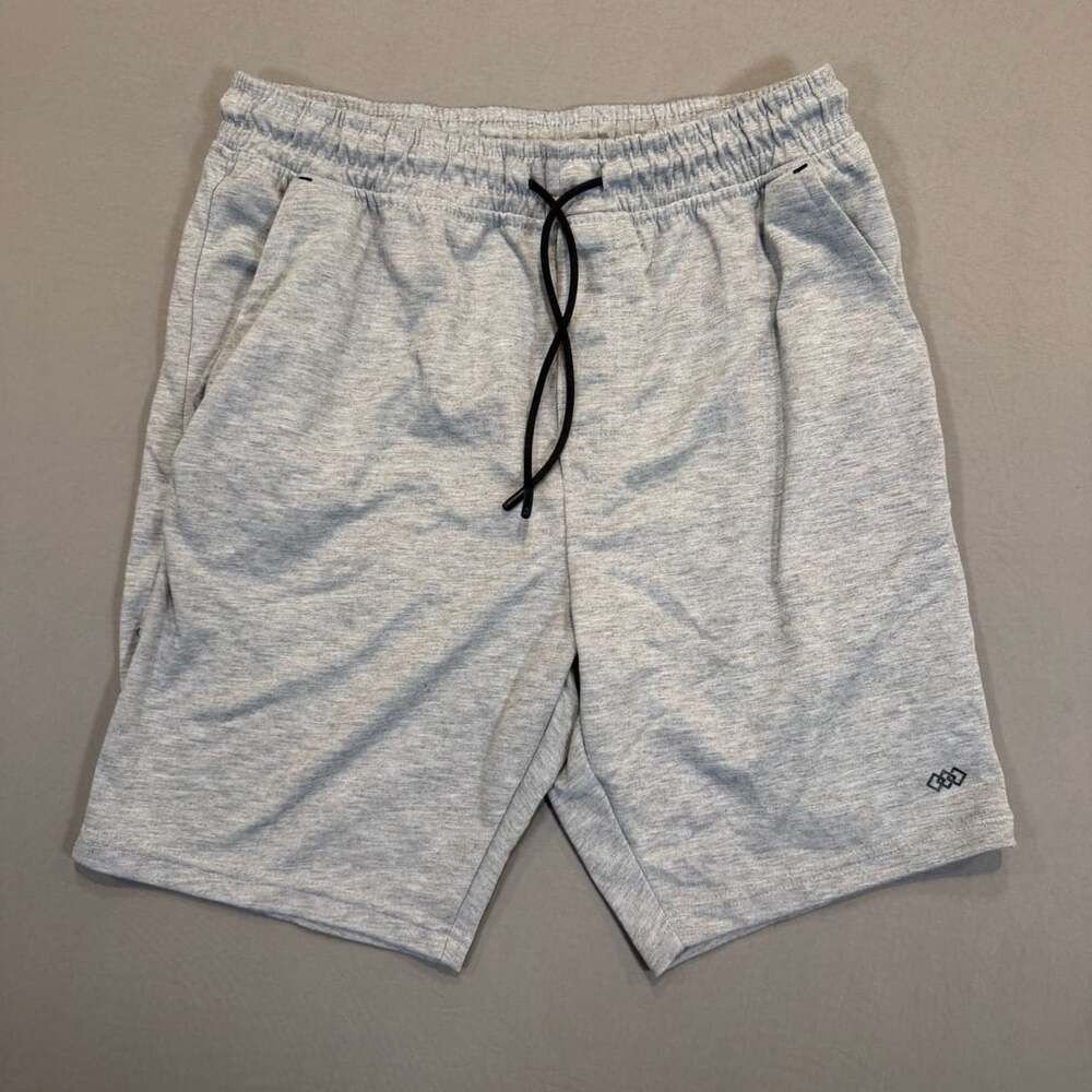 LEG3ND Sweat Shorts Size M Grey Drawstring Athletic Gym